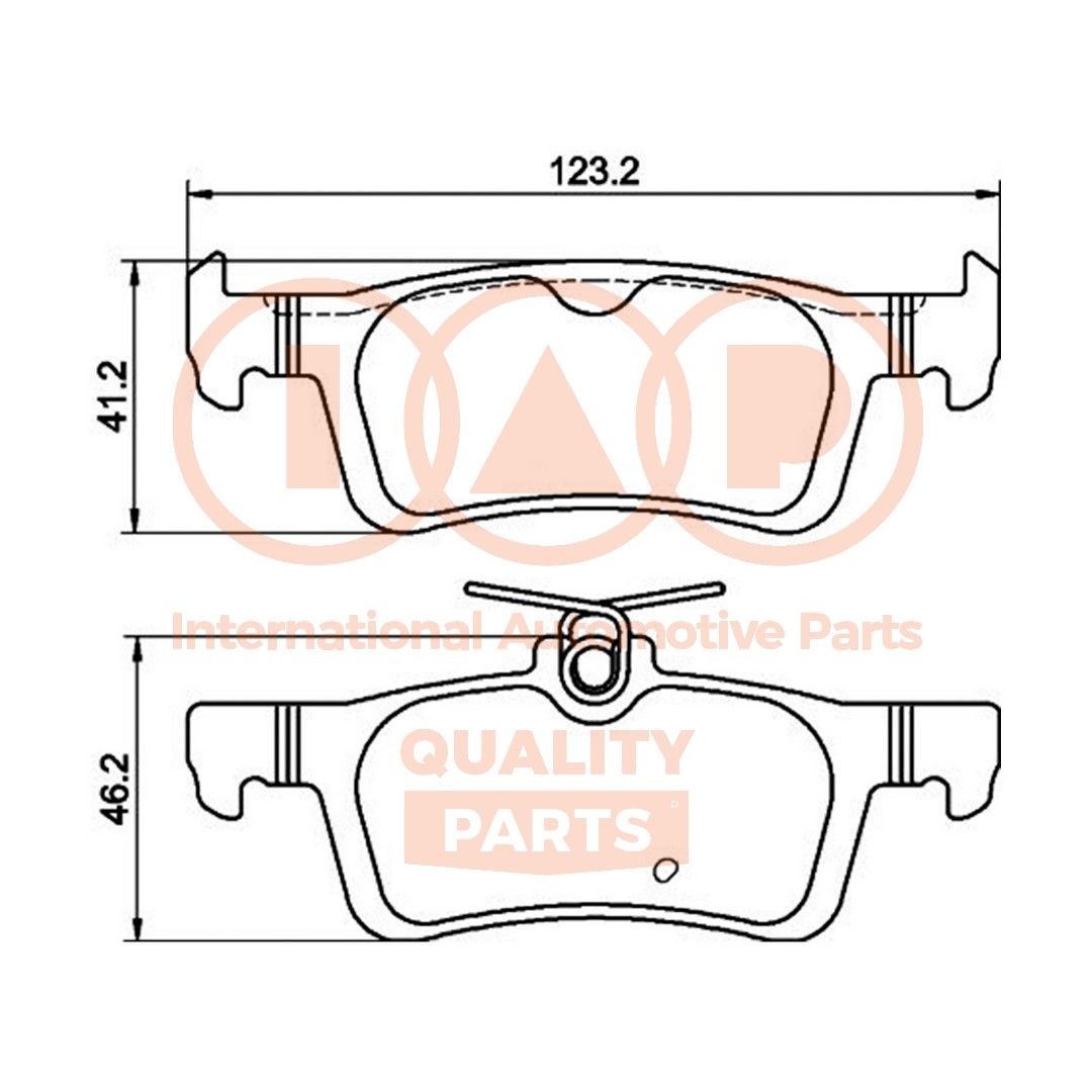 IAP QUALITY PARTS Piduriklotsid 704-52031P Piduriklotsid IAP QUALITY PARTS 407 704-52031P odav
