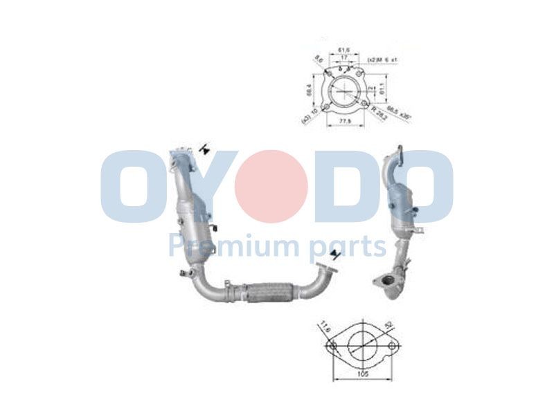 Oyodo Katalysator 10N0155-OYO Oyodo 10N0155-OYO Katalysator