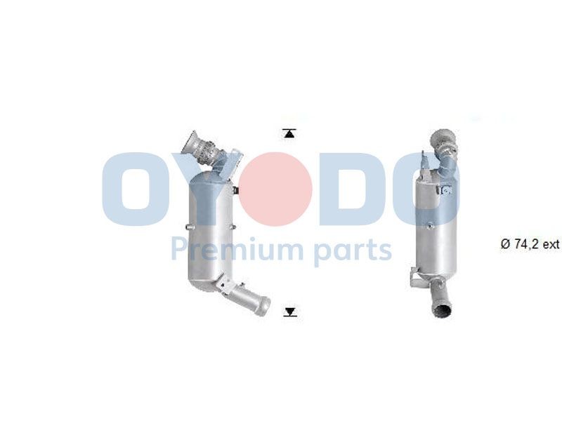 Oyodo Partikelfilter (DPF) 20N0111-OYO Oyodo 20N0111-OYO Partikelfilter (DPF) Mercedes W124 Kombi