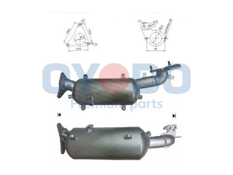 Partikelfilter (DPF) Oyodo 20N0149-OYO Oyodo 20N0149-OYO: Dieselpartikelfilter Subaru OUTBACK 2010