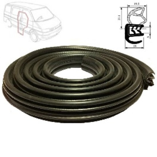 Deurafdichting HORTUM 24409 HORTUM 24409 Deurafdichting achter links rechts Volkswagen LUPO 2004