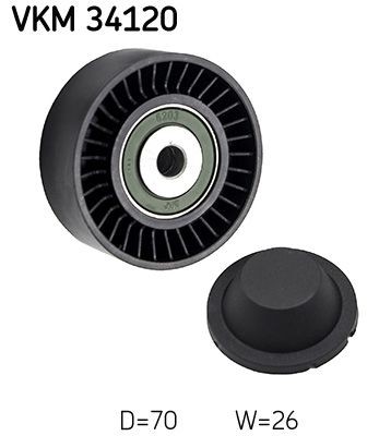 SKF Umlenkrolle Keilrippenriemen VKM 34120 VKM 34120 Führungsrolle JAGUAR F-PACE SKF kaufen