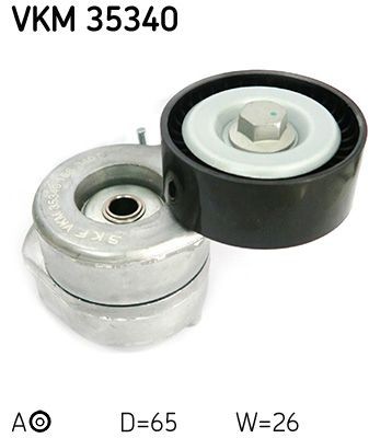 SKF Kiristysrulla, moniurahihna VKM 35340 SKF VKM 35340 Fiat Punto Evo kiristysrulla vaihto hinta