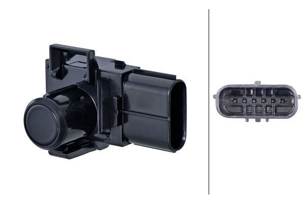 HELLA Parkeringssensor 6PX 358 270-021 6PX 358 270-021 Baksensorer TOYOTA URBAN CRUISER HELLA