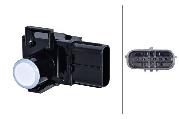 HELLA Czujnik parkowania biały HELLA 6PX 358 270-131 Czujnik parkowania biały Toyota Camry XV40 akcesoria