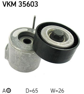 SKF Rullo tenditore cinghia Poly-V VKM 35603 SKF VKM 35603 Rullo tenditore cinghia Poly-V FIAT Ritmo I Hatchback (138) 1.5 75 CV 1979