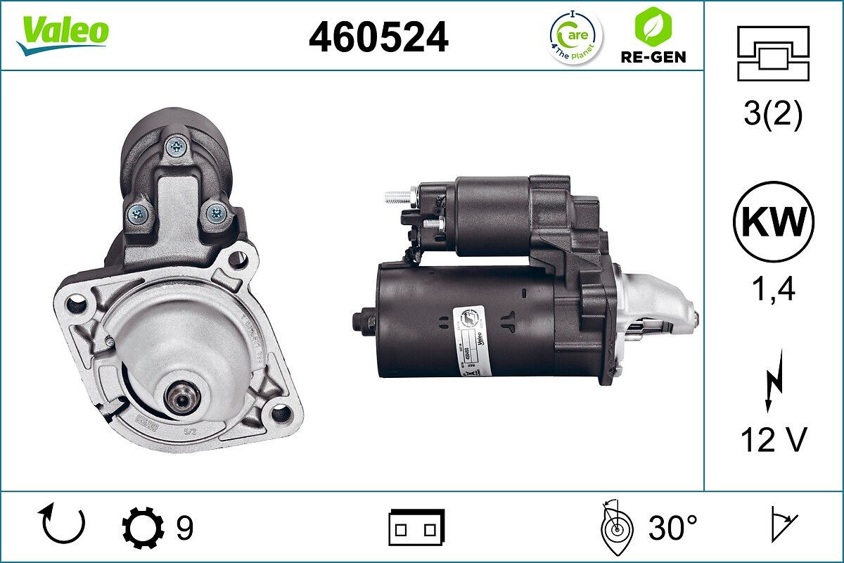 VALEO Startmotor 460524 VALEO 460524 Autostarter BMW F25 prijs
