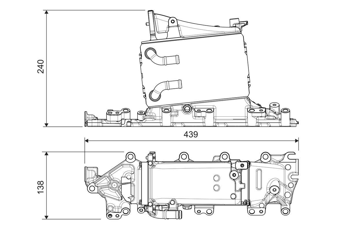 VALEO Intercooler 822935 VALEO 822935 Ladeluftkøler Rover MONTEGO originale