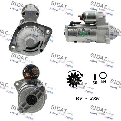 SIDAT Motorino avviamento S12VA0024 S12VA0024 costo Motorino avviamento SIDAT HYUNDAI GALLOPER