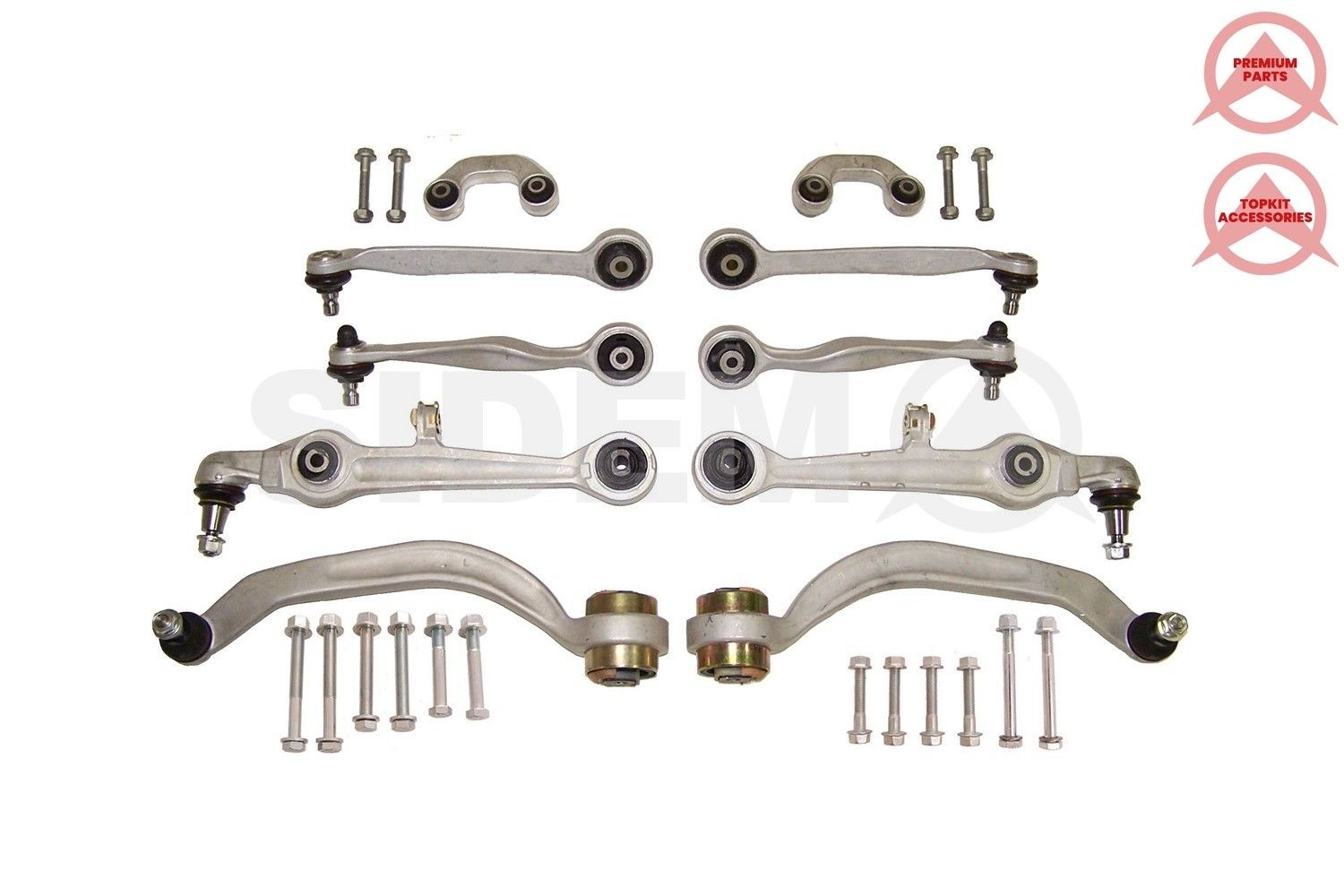 SIDEM Reparationssats för länkarmar 37979 37979 SIDEM styrarmssats hjulupphängning SKODA OCTAVIA
