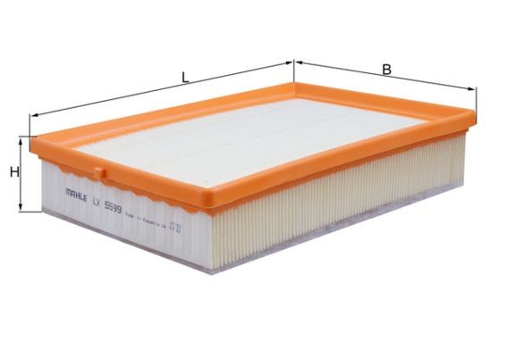 KNECHT Vzduchový filter LX 5599 LX 5599 Vzduchový filter KNECHT VOLVO V40 Kombi
