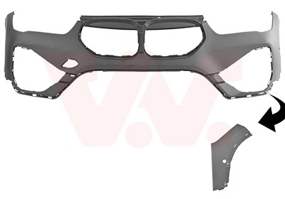 Bumper VAN WEZEL 0556575 VAN WEZEL 0556575 BMW X1 2017 Bumper parts price