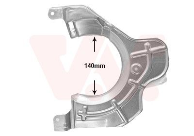 VAN WEZEL Lamiera paraspruzzi disco freno 1651372 1651372 Protezione disco freno VAN WEZEL FIAT 128 costo
