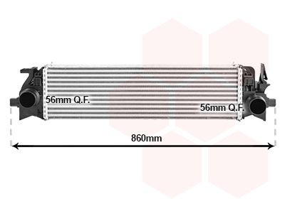 Intercooler VAN WEZEL 59014705 VAN WEZEL 59014705 Échangeur air VOLVO S60 2025
