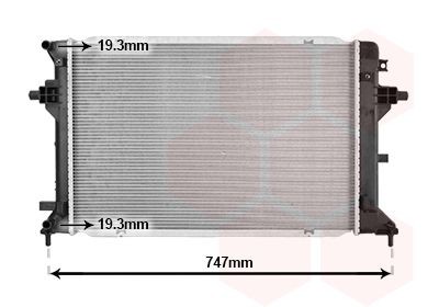 VAN WEZEL Radiateur 82012747 82012747 Radiateur VAN WEZEL HYUNDAI i10
