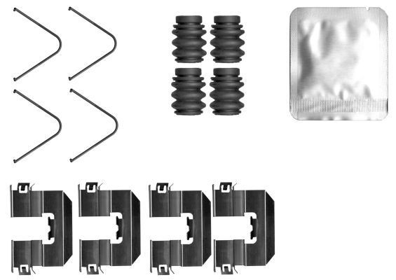 TEXTAR Lisakomplekt, ketaspiduriklotsid 82560800 Lisakomplekt, ketaspidurikate TEXTAR Kia SOUL 82560800