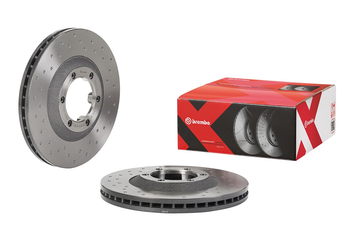 Disque de frein BREMBO 09.B267.1X BREMBO Xtra 09.B267.1X Disque CHEVROLET COLORADO 2006