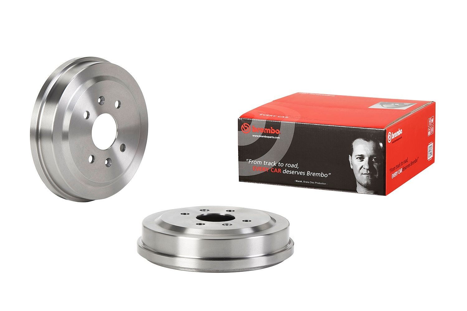 BREMBO Bremsetrommel 14.E965.10 Trommelbremse BREMBO Daewoo KORANDO 14.E965.10
