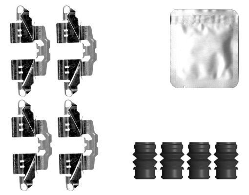 MINTEX Kit d'accessoires, plaquette de frein à disque MBA0161 MINTEX Kit d'accessoires, plaquette de frein à disque SKODA MBA0161
