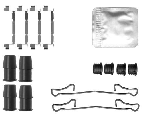 MINTEX Kit d'accessoires, plaquette de frein à disque MBA0167 MINTEX Kit d'accessoires, plaquette de frein à disque SKODA MBA0167