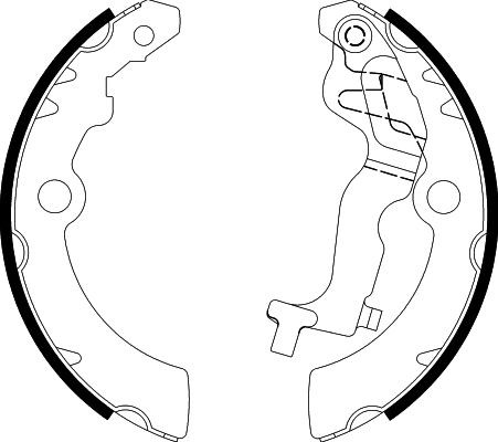 MINTEX Bremsesko sett MFR780 Bremsesko sett MINTEX 3-serie MFR780 billige