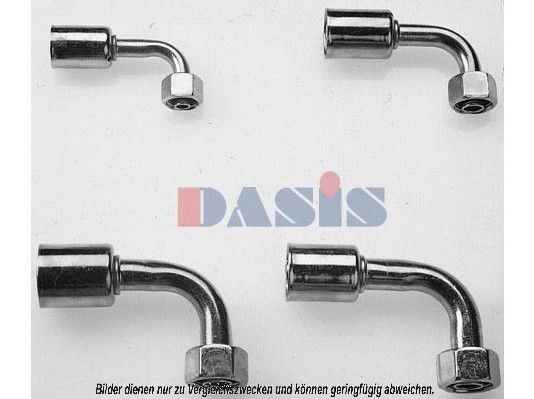 AKS DASIS Tilkoplingsstuss, slangeledning 910035N Vakuumslange for bremsekraftforsterker AKS DASIS V60 910035N billige