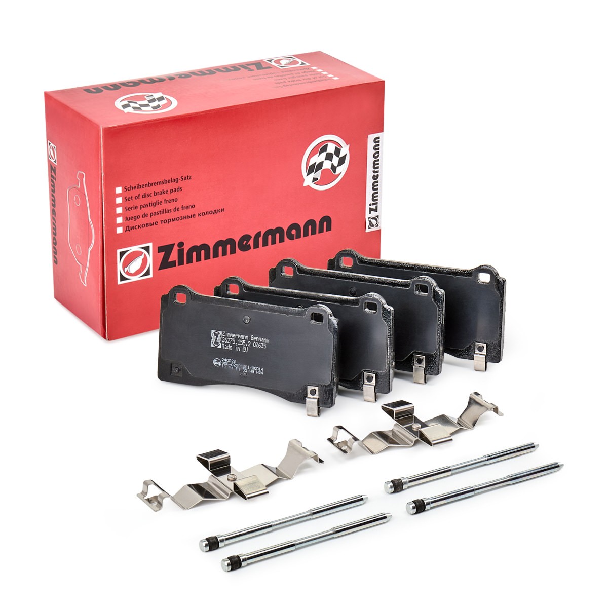 ZIMMERMANN Τακάκια φρένων 26275.155.2 ZIMMERMANN 26275.155.2 Τακάκια φρένων