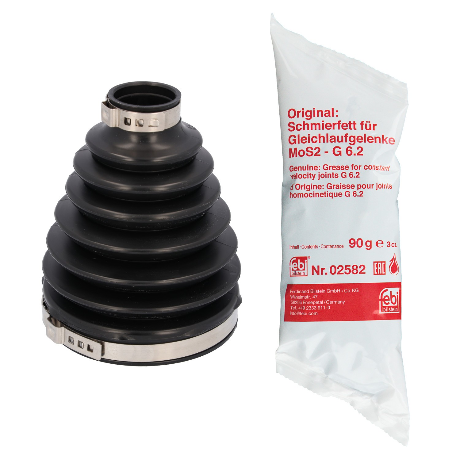 FEBI BILSTEIN Drivaksel Manchetsæt 184426 FEBI BILSTEIN 184426 Trækaksel manchet Audi ALLROAD originale