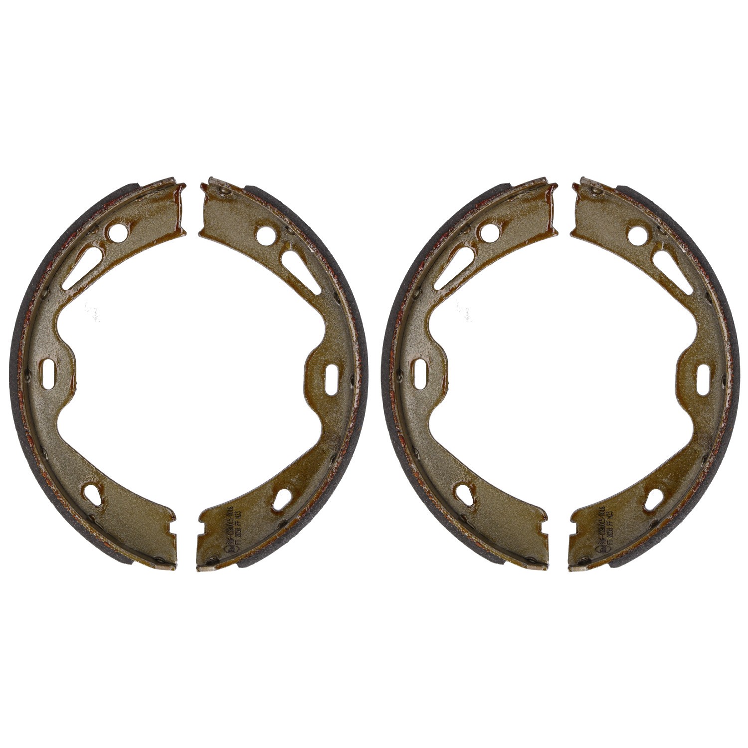 FEBI BILSTEIN Jogo de maxilas de travão, travão de estacionamento 184553 FEBI BILSTEIN 184553 Maxilas de travão de mão Porsche 997 Cabrio a um preço acessível