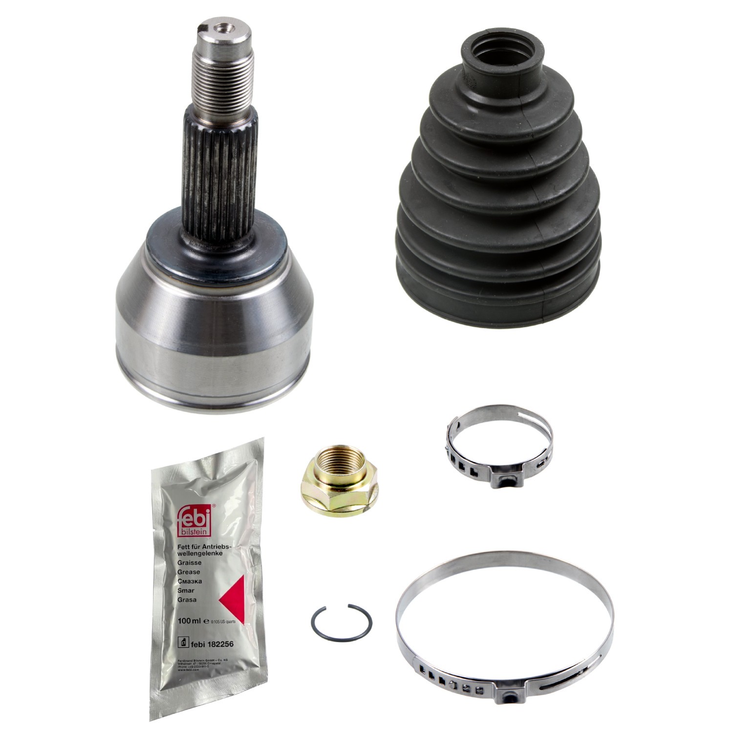 FEBI BILSTEIN Ledsæt, drivaksel 184950 184950 Knokkelled FEBI BILSTEIN FORD TRANSIT COURIER