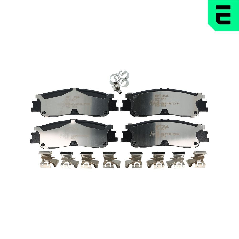 OPTIMAL Kit pastiglie freni BP-13047 Costo Pastiglie freno sportive OPTIMAL LEXUS BP-13047