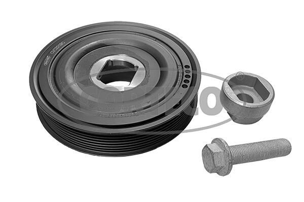 CORTECO Riemenscheibensatz, Kurbelwelle 49104652 Kurbelwellenriemenscheibe CORTECO Nissan 350 Z 49104652