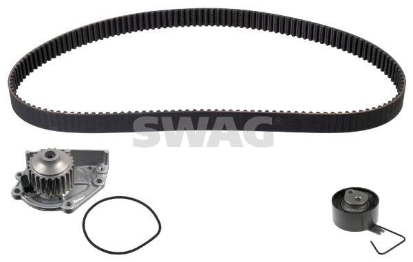 SWAG Registerreimsett med vannpumpe 33 10 7648 SWAG 33 10 7648 Registerreimsett Land Rover Freelander Cabrio originale pris