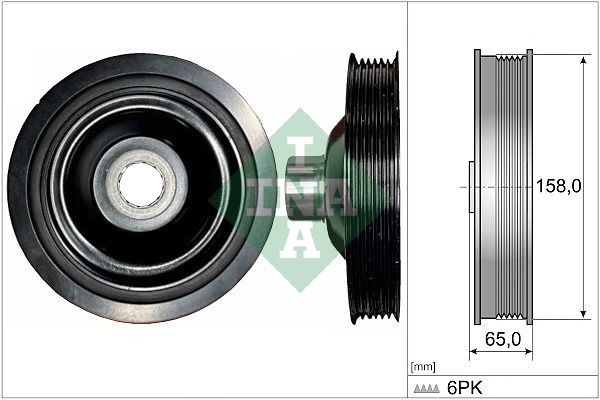 INA Remskive, veivaksel 544 0175 10 INA 544 0175 10 originale Remskive veivaksel Mercedes A205 hva koster