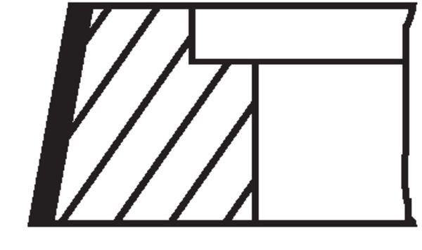 MAHLE Kolvringsats 503 RS 10113 0N0 MAHLE 503 RS 10113 0N0 Kolvringar MAZDA 323 original