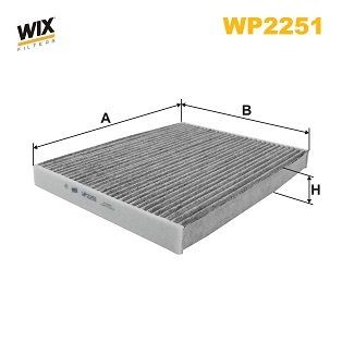 WIX FILTERS Kupefilter WP2251 Kupefilter WIX FILTERS BMW WP2251