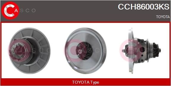 CASCO Stred turba CCH86003KS Turbodúchadlo CASCO COROLLA CCH86003KS lacné