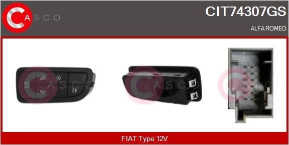 CASCO Säätöelementti, ajovalojen korkeudensäätö CIT74307GS CIT74307GS CASCO Ajovalon säätömoottori hinta