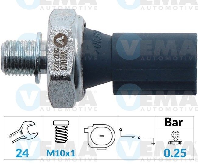 VEMA Interruttore di pressione olio 360003 360003 Bulbo pressione olio VEMA Volkswagen MULTIVAN costo