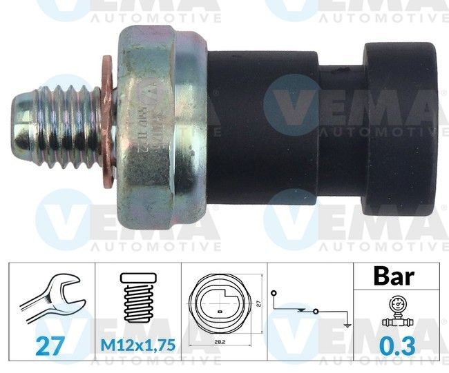 VEMA Olietrykskontakt 360025 360025 Olietrykskontakt VEMA KIA RIO