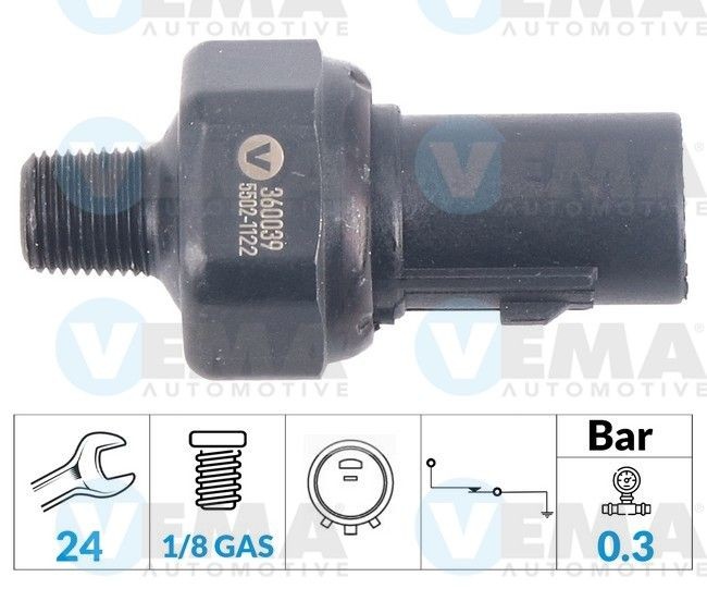 VEMA Öljynpainekytkin 360039 360039 VEMA Öljynpaineanturi BMW X3 hinta