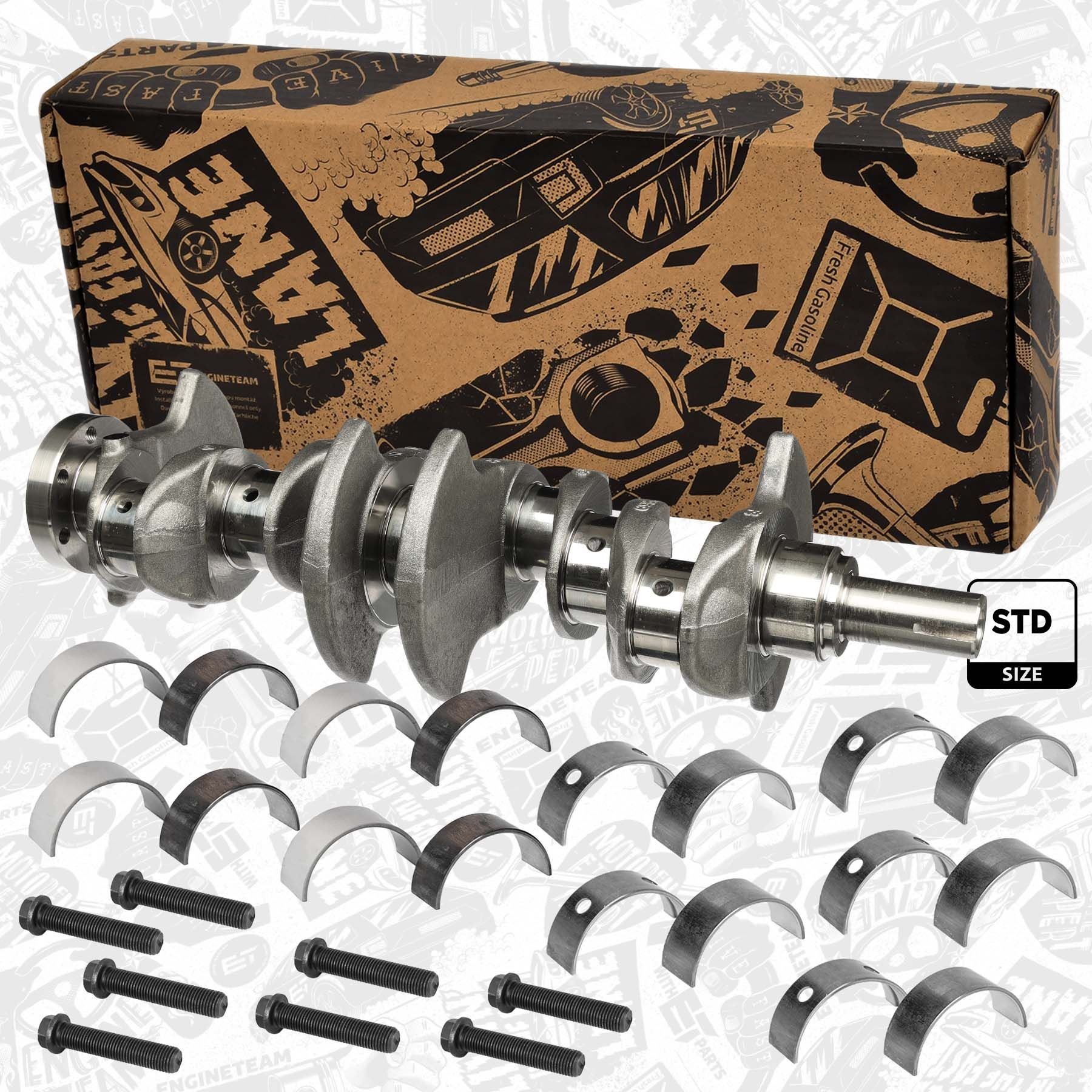 ET ENGINETEAM Vilebrequin HK0036VR1 ET ENGINETEAM HK0036VR1 Vilebrequin Renault Master 2 Сamion à Plateau à un prix avantageux