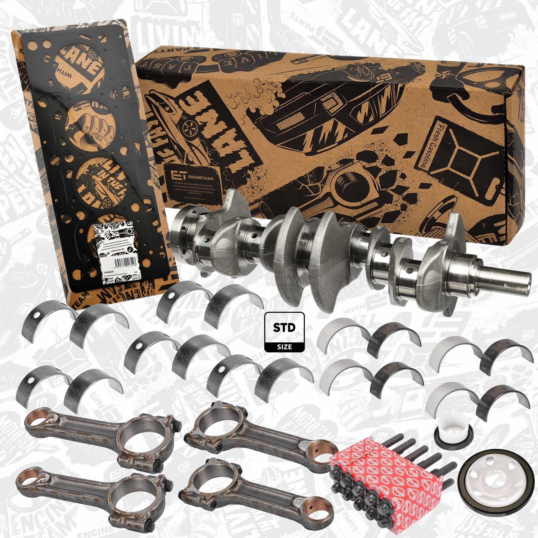 ET ENGINETEAM Στροφαλοφόρος άξονας HK0036VR2 ET ENGINETEAM HK0036VR2 Στροφαλοφορος αξονας αυτοκινητου Nissan X-Trail T32 φθηνά