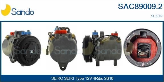 SANDO AC-kompressor SAC89009.2 Aircondition pumpe SANDO SPLASH SAC89009.2 billige