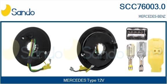 SANDO Klockfjäder, airbag SCC76003.0 SCC76003.0 SANDO blinkersspak MERCEDES-BENZ A-klass