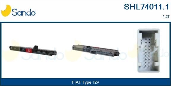 SANDO Vypínač výstrażných smeroviek SHL74011.1 SHL74011.1 SANDO Vypínač výstrażných smeroviek BMW lacné