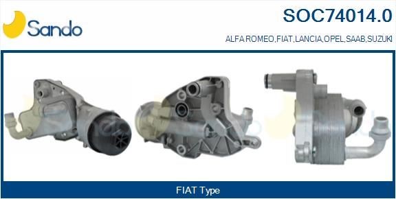 SANDO Oliekoeler SOC74014.0 Alfa Romeo 159 Oliekoeler SANDO SOC74014.0