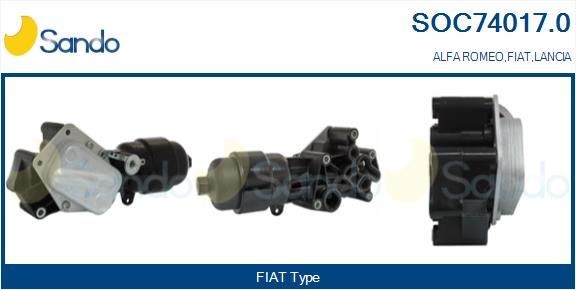 SANDO Ψυγείο λαδιού, λάδι κινητήρα SOC74017.0 Ψυγείο λαδιού SANDO PANDA SOC74017.0 φθηνά
