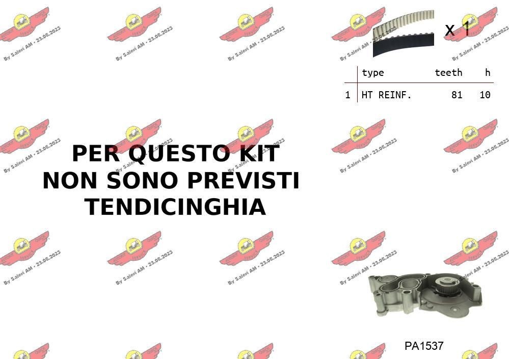AUTOKIT Registerreimsett med vannpumpe 04.5B02PA4 Vannpumpe + registerreimsett AUTOKIT Opel CORSA 04.5B02PA4