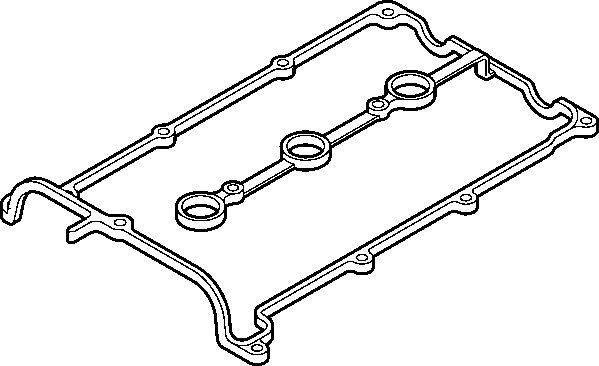 ELRING Rocker cover gasket 550.670 ELRING 550.670 FORD USA Escort Mk1 Estate valve cover gasket replacement